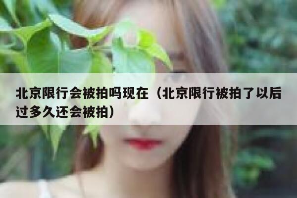 北京限行会被拍吗现在（北京限行被拍了以后过多久还会被拍） 第1张