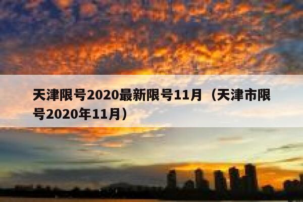 天津限号2020最新限号11月（天津市限号2020年11月） 第1张