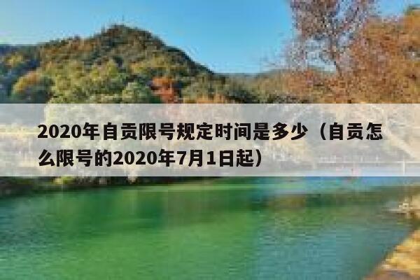 2020年自贡限号规定时间是多少（自贡怎么限号的2020年7月1日起） 第1张