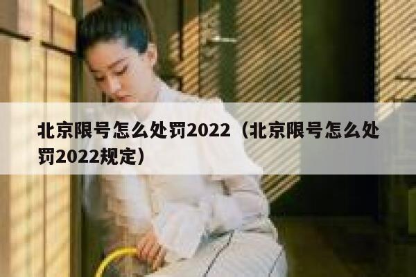 北京限号怎么处罚2022（北京限号怎么处罚2022规定） 第1张