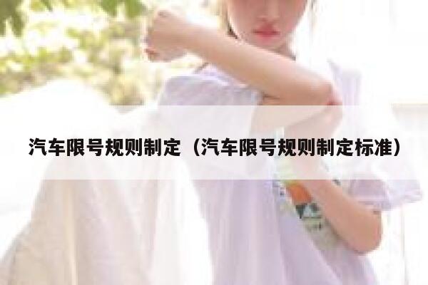 汽车限号规则制定（汽车限号规则制定标准） 第1张