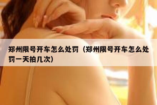 郑州限号开车怎么处罚(郑州限号开车怎么处罚一天拍几次) 第1张 郑州限号开车怎么处罚(郑州限号开车怎么处罚一天拍几次) 第1张