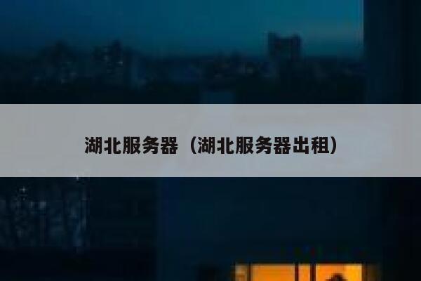 湖北服务器（湖北服务器出租） 第1张
