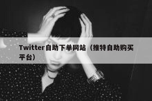 Twitter自助下单网站（推特自助购买平台） 第1张
