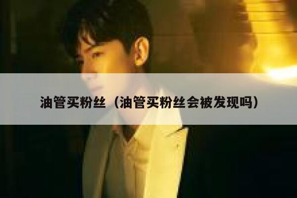 油管买粉丝（油管买粉丝会被发现吗） 第1张