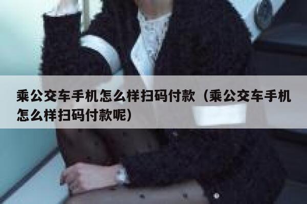 乘公交车手机怎么样扫码付款（乘公交车手机怎么样扫码付款呢） 第1张