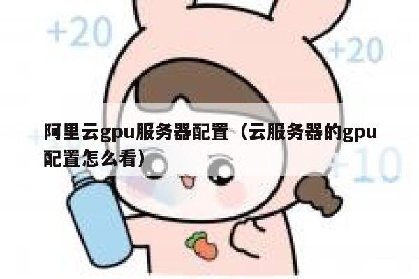 阿里云gpu服务器配置（云服务器的gpu配置怎么看） 第1张