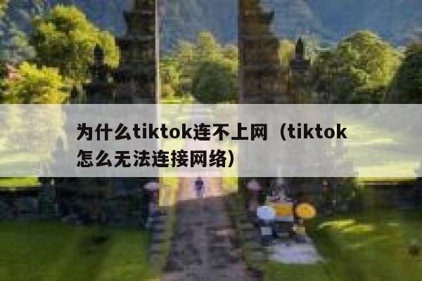 为什么tiktok连不上网（tiktok怎么无法连接网络） 第1张