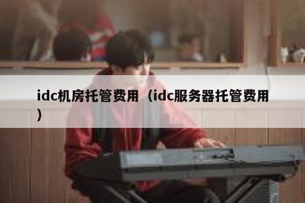 idc机房托管费用（idc服务器托管费用） 第1张