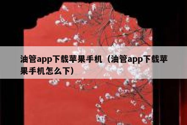 油管app下载苹果手机（油管app下载苹果手机怎么下） 第1张