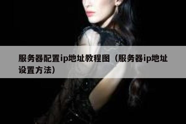 服务器配置ip地址教程图（服务器ip地址设置方法） 第1张