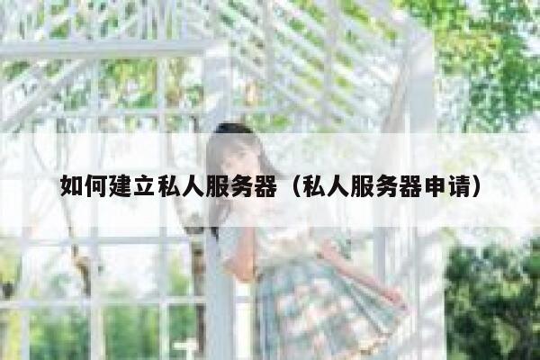 如何建立私人服务器（私人服务器申请） 第1张