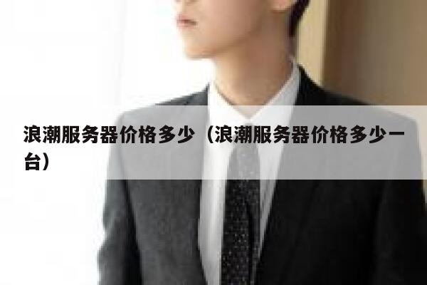 浪潮服务器价格多少（浪潮服务器价格多少一台） 第1张