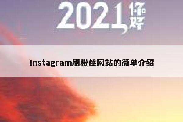 Instagram刷粉丝网站的简单介绍 第1张
