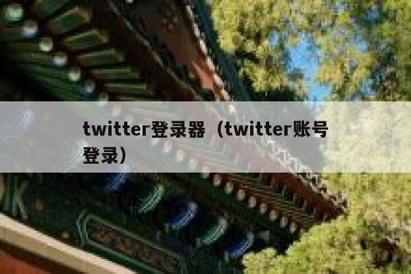 twitter登录器（twitter账号登录） 第1张