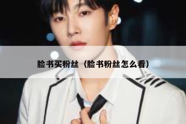 脸书买粉丝（脸书粉丝怎么看） 第1张