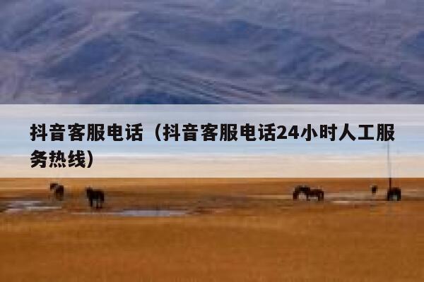 抖音客服电话（抖音客服电话24小时人工服务热线） 第1张