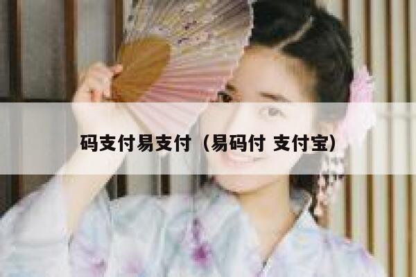 码支付易支付（易码付 支付宝） 第1张