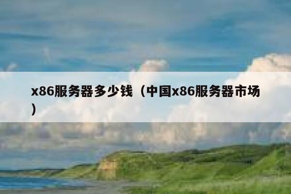 x86服务器多少钱（中国x86服务器市场） 第1张