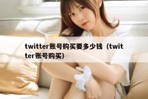 twitter账号购买要多少钱（twitter账号购买） 第1张