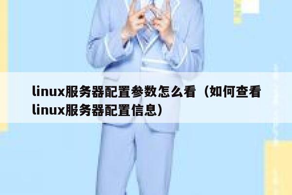linux服务器配置参数怎么看（如何查看linux服务器配置信息） 第1张