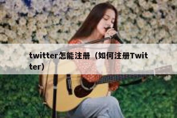 twitter怎能注册（如何注册Twitter） 第1张