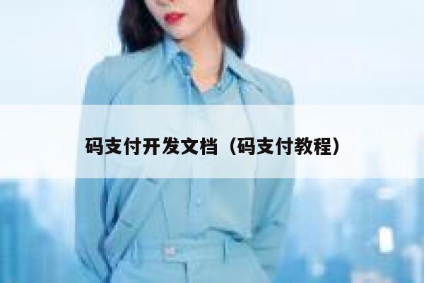 码支付开发文档（码支付教程） 第1张