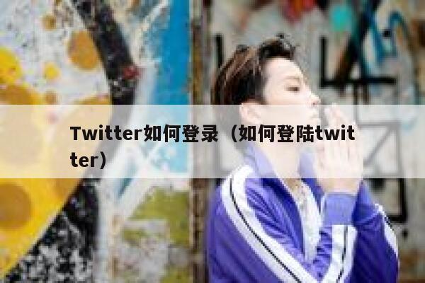 Twitter如何登录（如何登陆twitter） 第1张