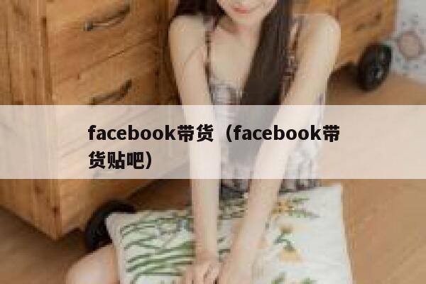 facebook带货（facebook带货贴吧） 第1张