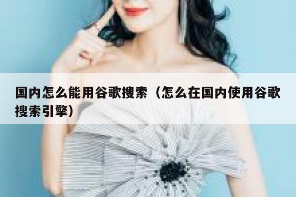 国内怎么能用谷歌搜索（怎么在国内使用谷歌搜索引擎） 第1张