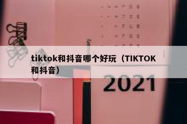 tiktok和抖音哪个好玩（TIKTOK和抖音） 第1张
