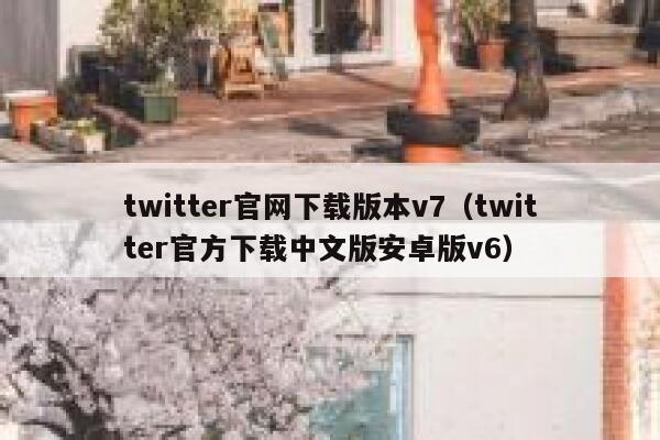 twitter官网下载版本v7（twitter官方下载中文版安卓版v6） 第1张