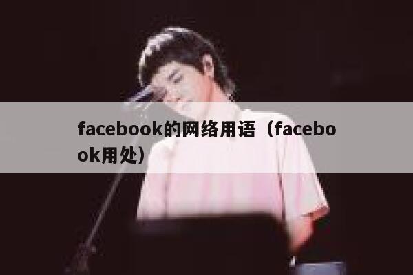 facebook的网络用语（facebook用处） 第1张