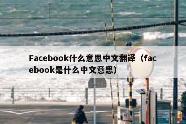 Facebook什么意思中文翻译（facebook是什么中文意思） 第1张
