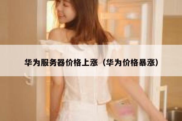 华为服务器价格上涨（华为价格暴涨） 第1张