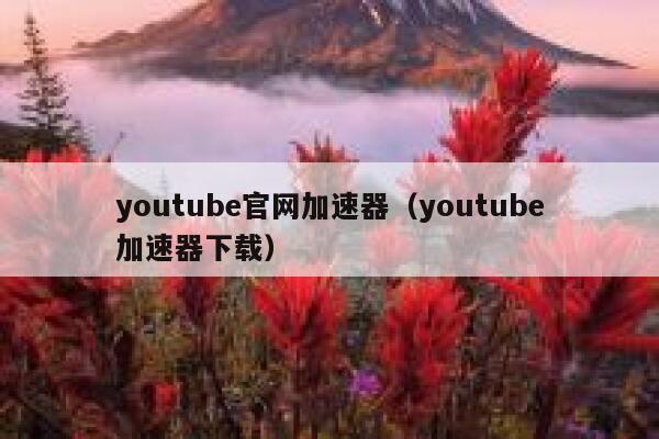 youtube官网加速器（youtube加速器下载） 第1张