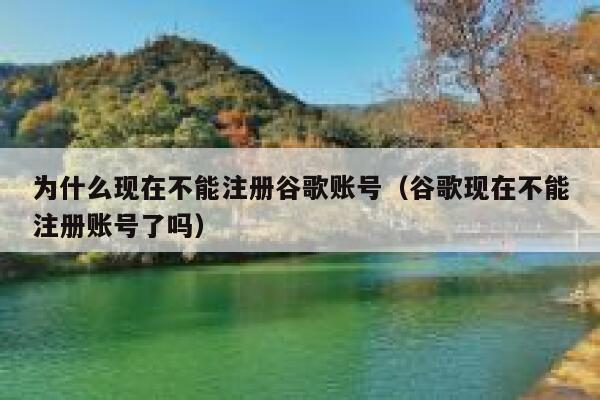 为什么现在不能注册谷歌账号（谷歌现在不能注册账号了吗） 第1张