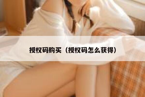 授权码购买（授权码怎么获得） 第1张