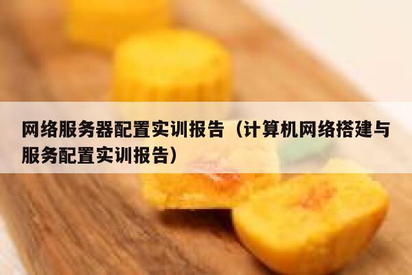 网络服务器配置实训报告（计算机网络搭建与服务配置实训报告） 第1张