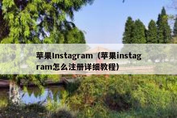 苹果Instagram（苹果instagram怎么注册详细教程） 第1张