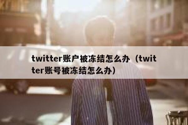 twitter账户被冻结怎么办（twitter账号被冻结怎么办） 第1张