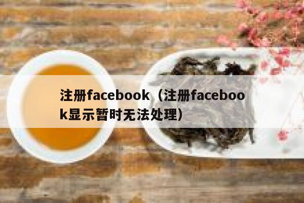 注册facebook（注册facebook显示暂时无法处理） 第1张