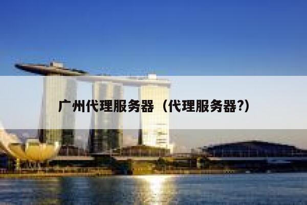 广州代理服务器（代理服务器?） 第1张