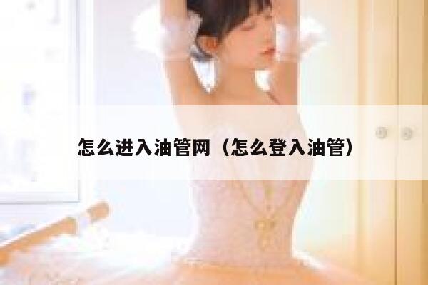怎么进入油管网（怎么登入油管） 第1张
