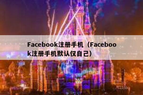 Facebook注册手机（Facebook注册手机默认仅自己） 第1张