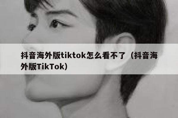 抖音海外版tiktok怎么看不了（抖音海外版TikTok） 第1张