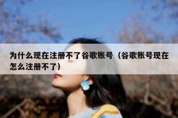 为什么现在注册不了谷歌账号（谷歌账号现在怎么注册不了） 第1张