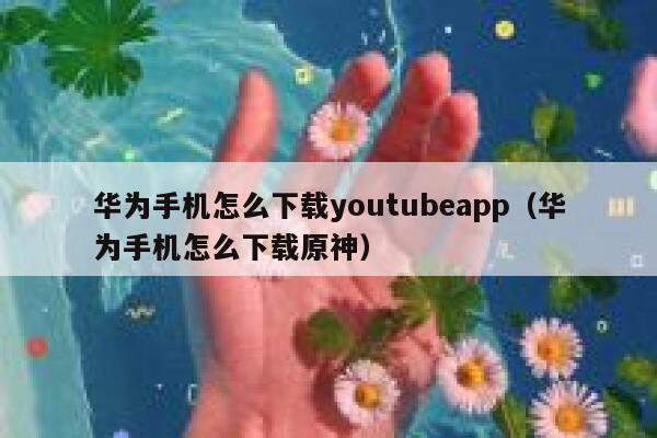 华为手机怎么下载youtubeapp（华为手机怎么下载原神） 第1张