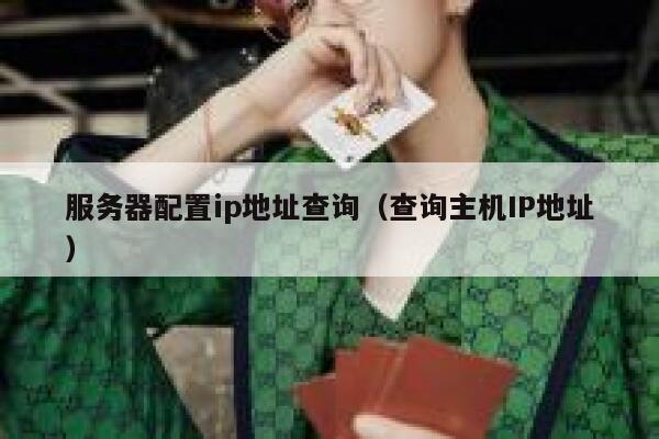 服务器配置ip地址查询（查询主机IP地址） 第1张
