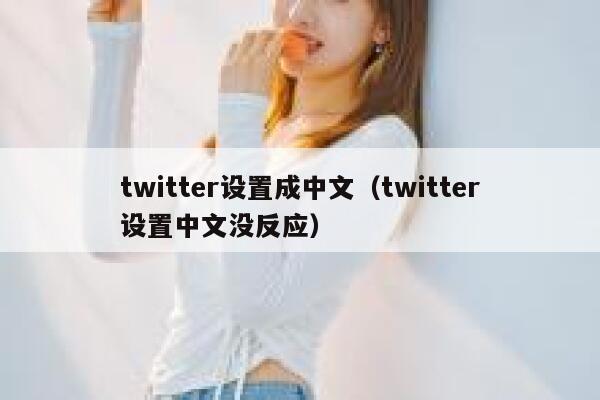 twitter设置成中文（twitter设置中文没反应） 第1张